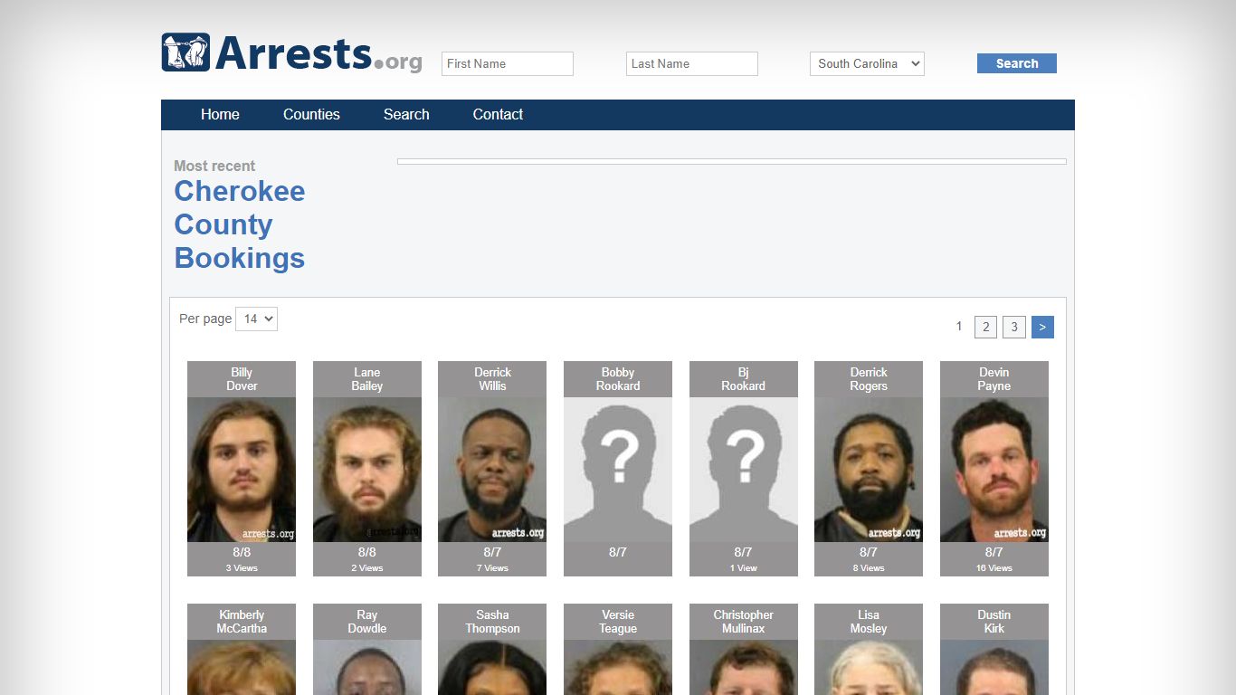 Cherokee County Arrests and Inmate Search