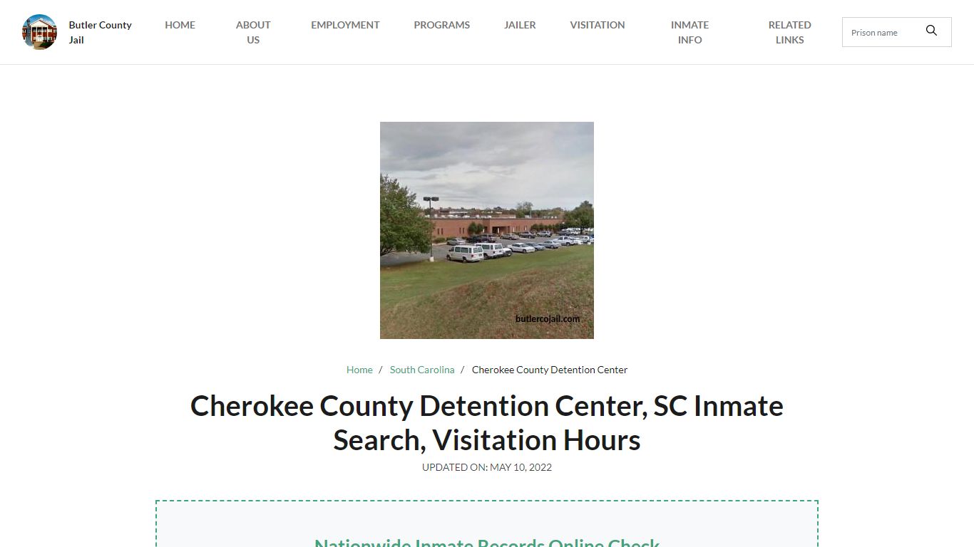 Cherokee County Detention Center, SC Inmate Search ...